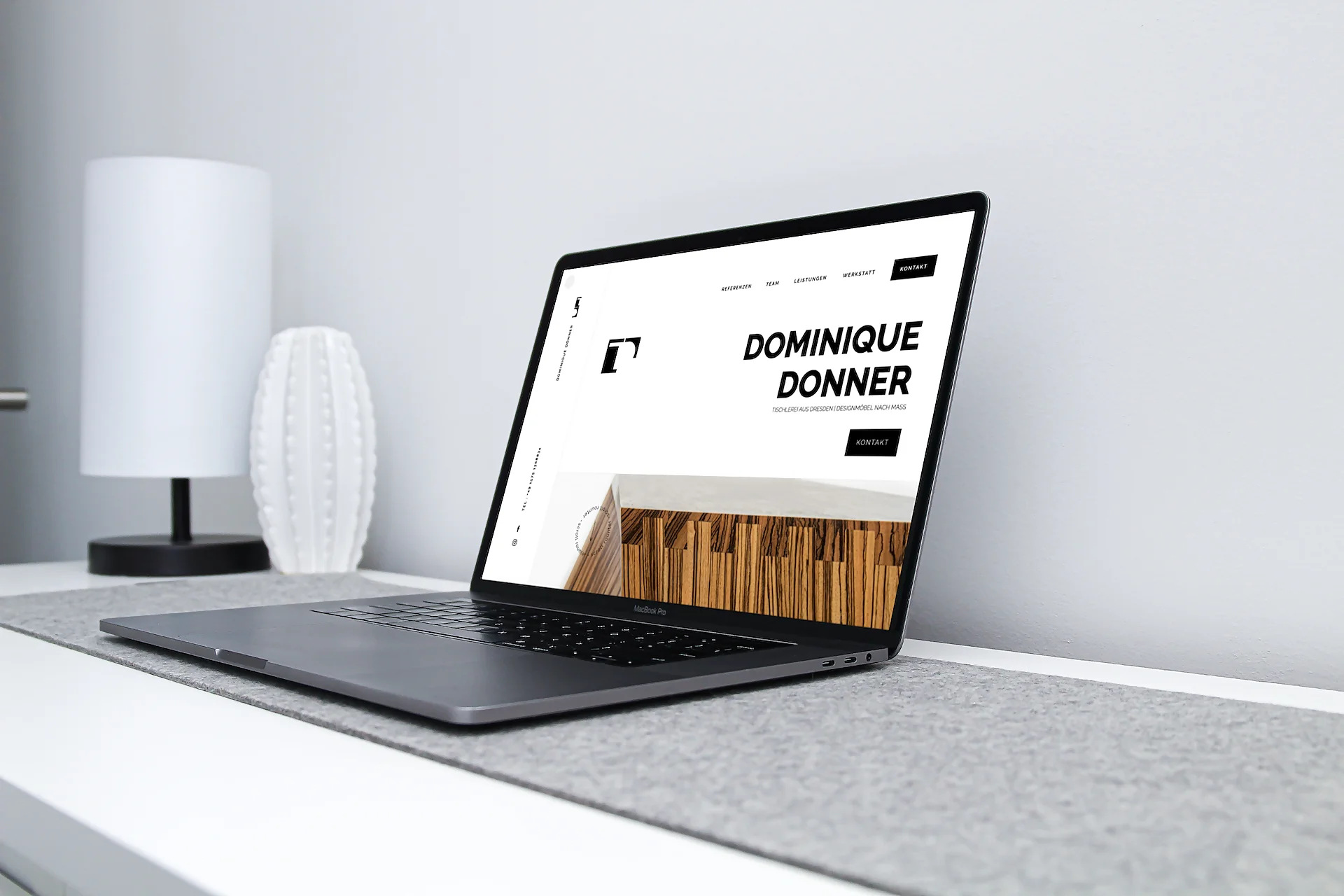 Image de la Réalisation site internet Dominique Donner